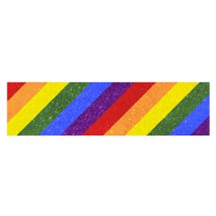 Lgbt Pride Motif Flag Pattern 1 Satin Scarf (oblong) by dflcprintsclothing