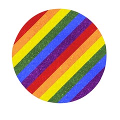 Lgbt Pride Motif Flag Pattern 1 Mini Round Pill Box (pack Of 5) by dflcprintsclothing