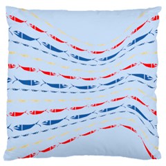 Fish Large Cushion Case (two Sided)  by grafikamaria