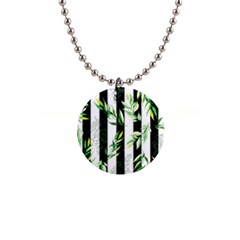 Minimal Stripes Pattern 1  Button Necklace by designsbymallika