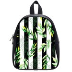 Minimal Stripes Pattern School Bag (Small) Front