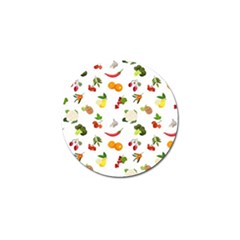 Fruits, Vegetables And Berries Golf Ball Marker by SychEva