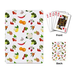 Fruits, Vegetables And Berries Playing Cards Single Design (rectangle) by SychEva