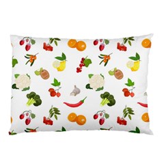 Fruits, Vegetables And Berries Pillow Case by SychEva