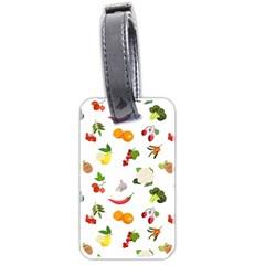 Fruits, Vegetables And Berries Luggage Tag (two Sides) by SychEva