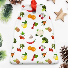 Fruits, Vegetables And Berries Bell Ornament (two Sides) by SychEva