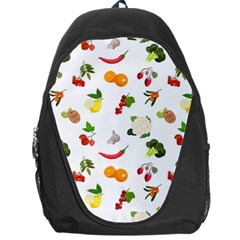 Fruits, Vegetables And Berries Backpack Bag by SychEva