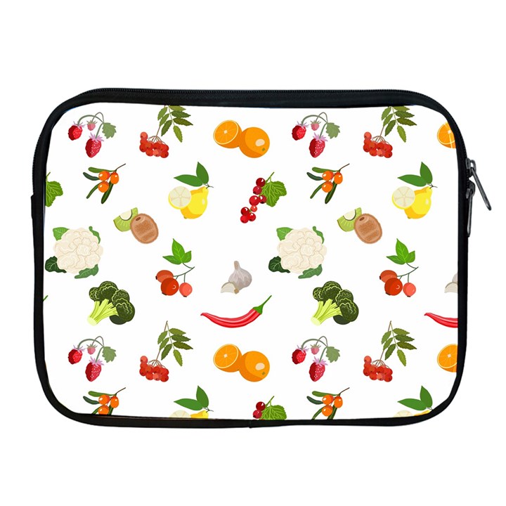 Fruits, Vegetables And Berries Apple iPad 2/3/4 Zipper Cases