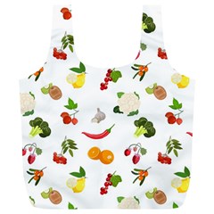 Fruits, Vegetables And Berries Full Print Recycle Bag (xl) by SychEva