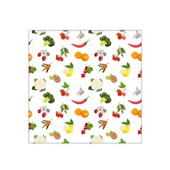 Fruits, Vegetables And Berries Satin Bandana Scarf by SychEva