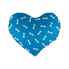 Dog Love Standard 16  Premium Heart Shape Cushions by designsbymallika