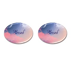 Blessed Cufflinks (oval) by designsbymallika