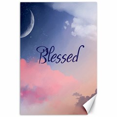 Blessed Canvas 12  X 18  by designsbymallika