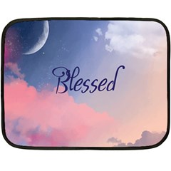 Blessed Fleece Blanket (mini) by designsbymallika