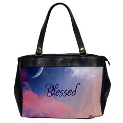 Blessed Oversize Office Handbag by designsbymallika