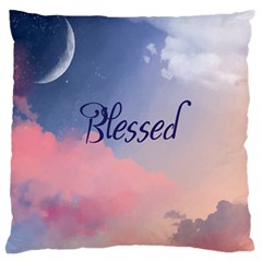 Blessed Large Cushion Case (two Sides) by designsbymallika