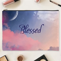 Blessed Cosmetic Bag (xxxl) by designsbymallika