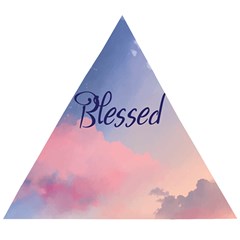 Blessed Wooden Puzzle Triangle by designsbymallika