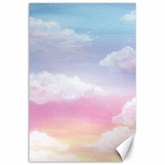 Evening Sky Love Canvas 24  X 36  by designsbymallika