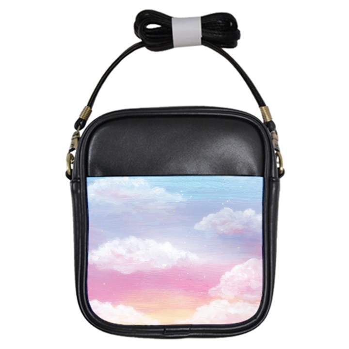 Evening Sky Love Girls Sling Bag