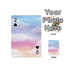 Evening Sky Love Playing Cards 54 Designs (mini) by designsbymallika