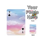 Evening Sky Love Playing Cards 54 Designs (Mini) Front - Spade7