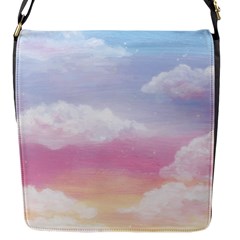 Evening Sky Love Flap Closure Messenger Bag (s) by designsbymallika