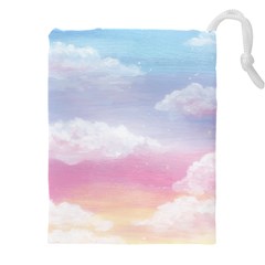 Evening Sky Love Drawstring Pouch (5xl) by designsbymallika