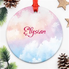 Elysian Ornament (round) by designsbymallika