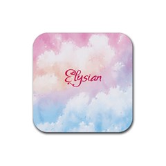 Elysian Rubber Coaster (square)  by designsbymallika