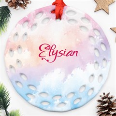 Elysian Ornament (round Filigree) by designsbymallika