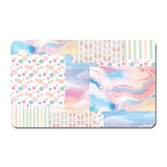 Pastel Love Magnet (rectangular) by designsbymallika