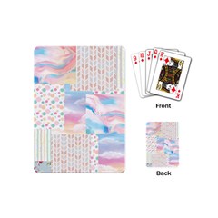 Pastel Love Playing Cards Single Design (mini) by designsbymallika