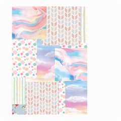 Pastel Love Small Garden Flag (two Sides) by designsbymallika