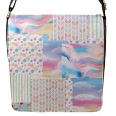 Pastel Love Flap Closure Messenger Bag (s) by designsbymallika