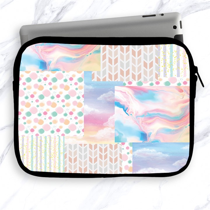 Pastel Love Apple iPad 2/3/4 Zipper Cases