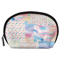 Pastel Love Accessory Pouch (large) by designsbymallika