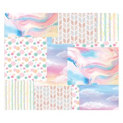 Pastel Love Double Sided Flano Blanket (small)  by designsbymallika