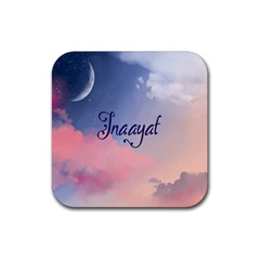 Inaayat Rubber Coaster (square)  by designsbymallika