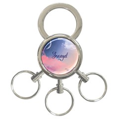 Inaayat 3-ring Key Chain by designsbymallika