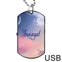 Inaayat Dog Tag Usb Flash (one Side) by designsbymallika