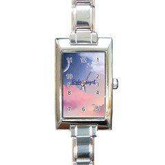 Ruhaniyat Rectangle Italian Charm Watch by designsbymallika