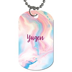 Yugen Dog Tag (one Side) by designsbymallika