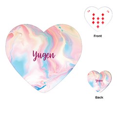 Yugen Playing Cards Single Design (heart) by designsbymallika