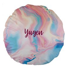 Yugen Large 18  Premium Round Cushions by designsbymallika