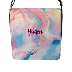 Yugen Flap Closure Messenger Bag (l) by designsbymallika