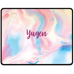 Yugen Double Sided Fleece Blanket (medium)  by designsbymallika