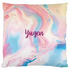 Yugen Large Flano Cushion Case (two Sides) by designsbymallika