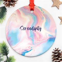 Serenditpity Round Ornament (Two Sides)