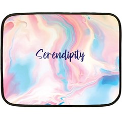 Serenditpity Double Sided Fleece Blanket (mini)  by designsbymallika